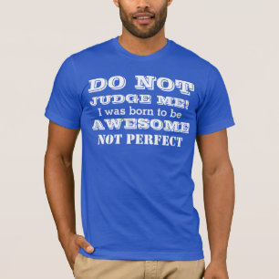Custom Men's T-Shirt Blue/Born to be Awesome