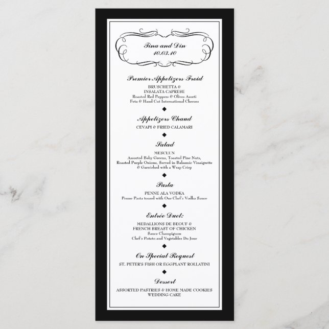 Custom Menu (Front)