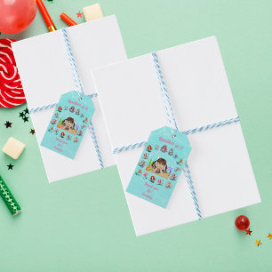 Custom Mermaids Theme Girl Birthday Thank You Gift Tags