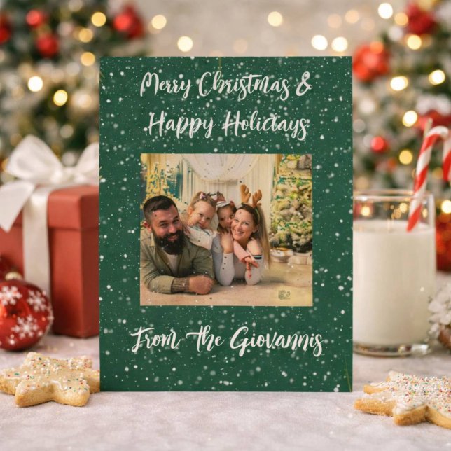 CUSTOM MERRY CHRISTMAS GREETING CARD  (Creator Uploaded)