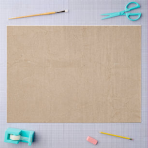 Custom Merry Christmas Kraft Vintage Monogram Tissue Paper