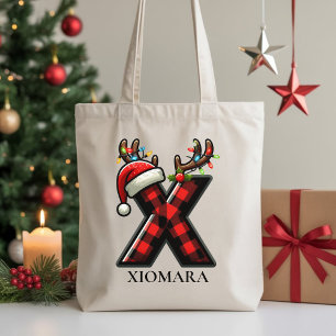 Custom Merry Christmas tote for Her, Kids Gift Bag