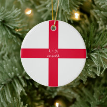 Custom Message England Flag