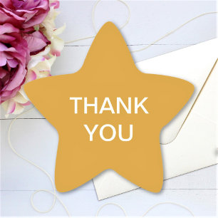 Custom Message Gold Colour Star Sticker
