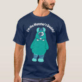 Custom Message Goofy Monster Graphic T-Shirt (Front)