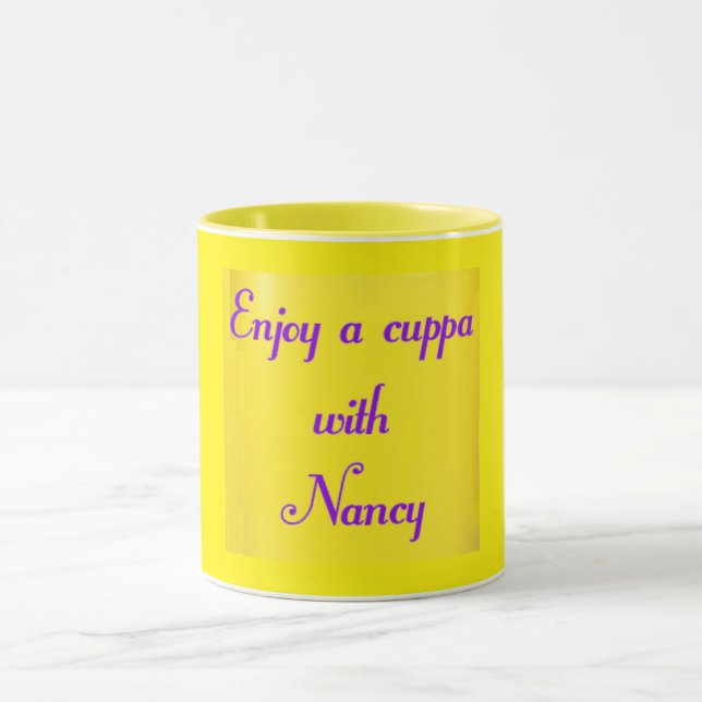 Custom Message Mug (Center)