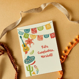 Custom Message Personalised Mexican Themed  Card