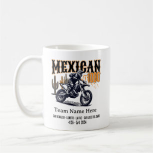 Custom Mexican 1000 Baja California Race Coffee Mug