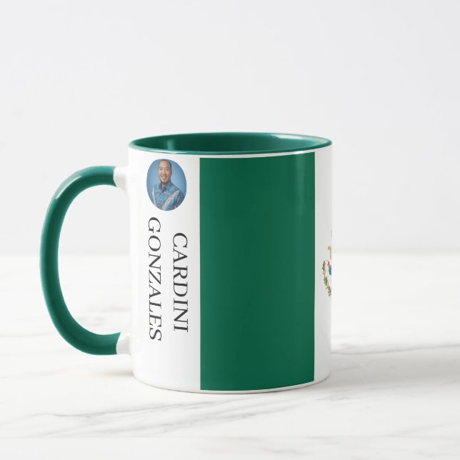 Custom Mexican Pride Heritage Personalised Mug (Left)