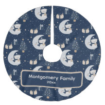 Custom Midnight Christmas | Navy, Silver & Gold