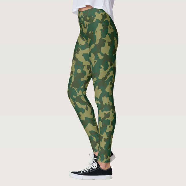 Custom Military Camouflage Style 2 leggings (Left)