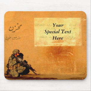 Custom Military Love Note on the Wall Mouse Mat