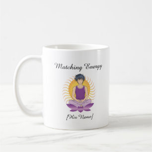 Custom Mindful Mug for Him Name & Text