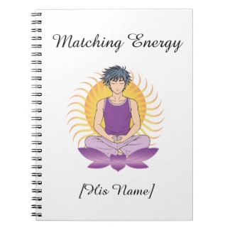 Custom Mindful Notebook for Him | Name & Text