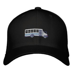 Custom Mini Bus Shuttle Large Embroidery Embroidered Hat