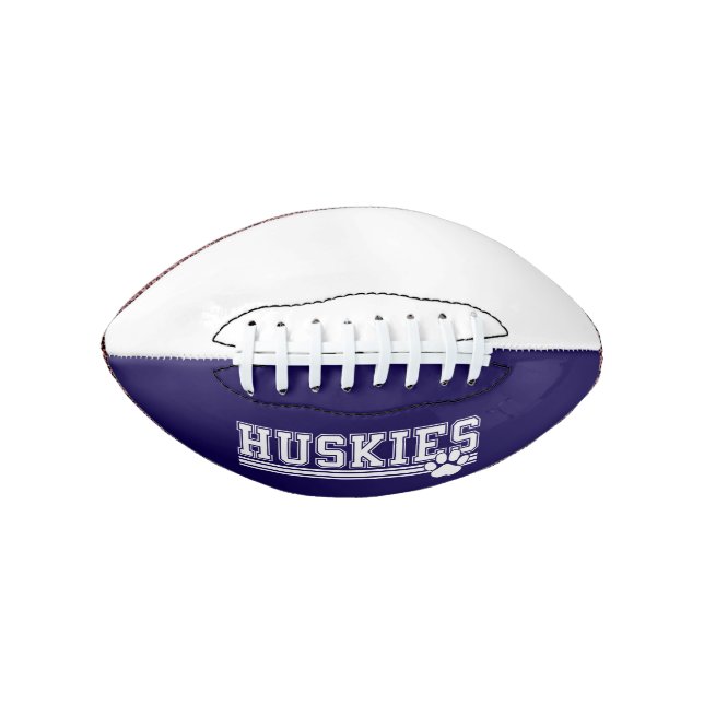 Custom Mini Football-Huskies American Football (Front)