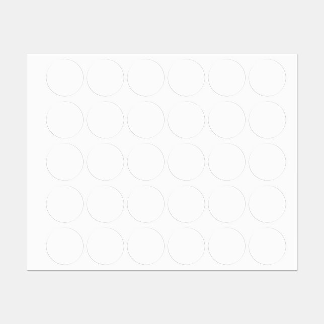 Custom Mini Rectangle Waterproof Label (Sheet)