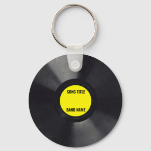 Custom Mini Vinyl LP Keychain