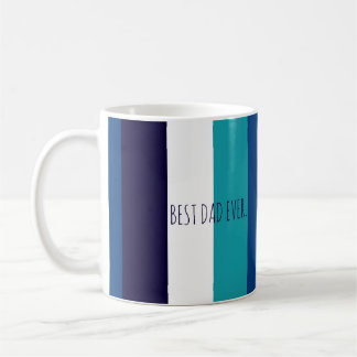 Custom Minimal Best Dad Ever Fathers Day Coffee Mug