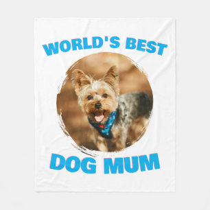 Custom Minimal Best Dog Cat Mum Mum Pet Cute Gift Fleece Blanket