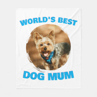 Custom Minimal Best Dog Cat Mum Mum Pet Cute Gift Fleece Blanket