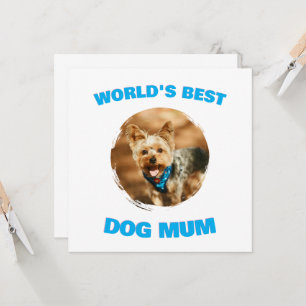 Custom Minimal Best Dog Cat Mum Mum Pet Cute Gift Invitation
