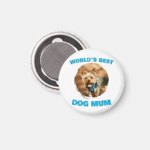 Custom Minimal Best Dog Cat Mum Mum Pet Cute Gift Magnet