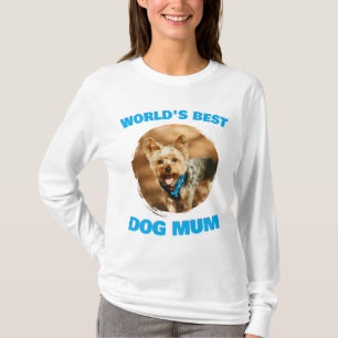 Custom Minimal Best Dog Cat Mum Pet Cute Gift T-Shirt