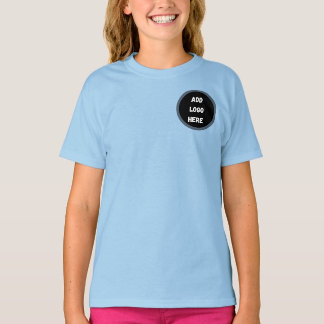 Custom minimal Design Add Photo or Text T-Shirt (Front)