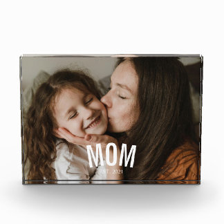 Custom Minimal Modern Mum Established Photo Block