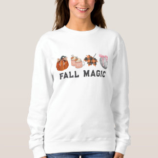 Custom minimalist autumn halloween sweatshirt