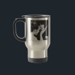 Custom Minimalist Black White Couple Photo Wedding Travel Mug<br><div class="desc">Custom Minimalist Black White Couple Photo Wedding Travel Mug</div>