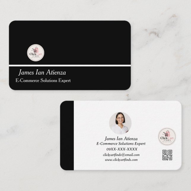 Custom Minimalist Business Card Template (Front/Back)