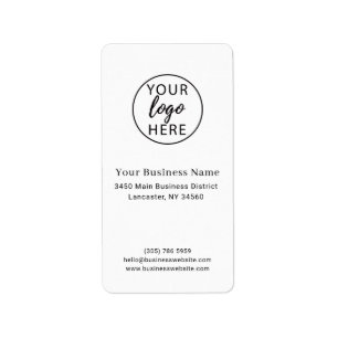 Custom Minimalist Corporate Business Logo Label