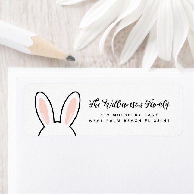 Custom Minimalist Cute Bunny Ears Easter (Insitu)