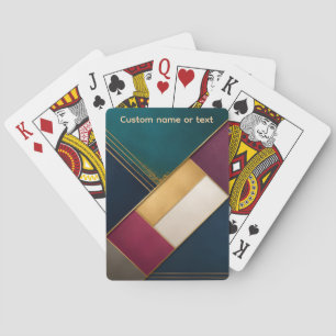 Custom Minimalist Geometric Playing Cards