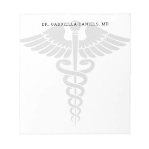 Custom Minimalist Medical School Doctor Graduation Notepad