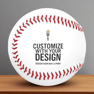 Custom Minimalist Personalised Company Branded Baseball