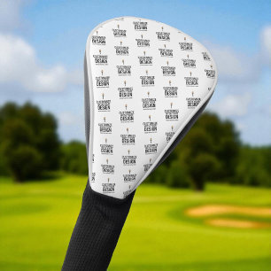 Custom Minimalist Personalised Company Branded Golf Head Cover
