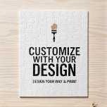 Custom Minimalist Personalised Company Branded  Jigsaw Puzzle<br><div class="desc">Create a memorable brand experience with this Custom Minimalist Personalised Company Branded Jigsaw Puzzle, featuring your logo, message, or custom design in a sleek, modern layout. Perfect for client appreciation gifts, employee engagement, virtual events, or creative promotional campaigns, this puzzle offers a unique and interactive way to showcase your brand....</div>