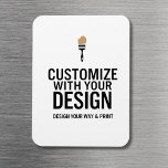 Custom Minimalist Personalised Company Branded  Magnet<br><div class="desc">Keep your brand top of mind with this Custom Minimalist Personalised Company Branded Magnet, designed to showcase your logo, business name, or custom message in a sleek, modern format. Ideal for trade shows, client mailers, office décor, or product packaging inserts, this high-quality magnet offers lasting visibility on any magnetic surface....</div>
