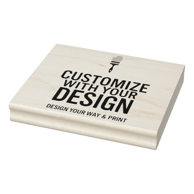 Custom Minimalist Personalised Company Branded  Rubber Stamp (Stamp)