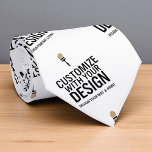 Custom Minimalist Personalised Company Branded Tie<br><div class="desc">Add a refined finishing touch to your professional look with this Custom Minimalist Personalised Company Branded Neck Tie, designed to showcase your logo or company name in a subtle, modern style. Ideal for trade shows, executive wear, client meetings, or branded uniforms, this tie offers understated sophistication and brand consistency. Made...</div>