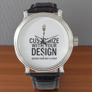 Custom Minimalist Personalised Company Branded  Watch