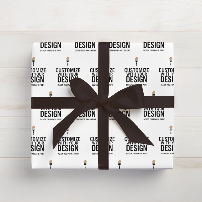 Custom Minimalist Personalised Company Business Wrapping Paper (Creator Uploaded)
