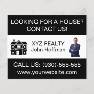 Custom Minimalist Real Estate Logo Promotional  Flyer