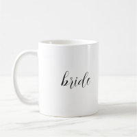 Custom Minimalist Script Bride Name Wedding