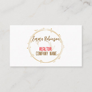 Custom Minimalist Simple Personalised Profession  Business Card