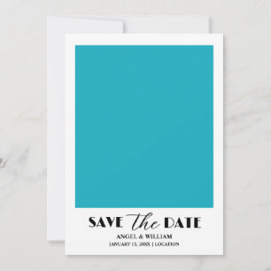 Custom Minimalist Style Wedding Save The Date