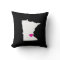 Custom Minnesota State Love Reversible Pillow